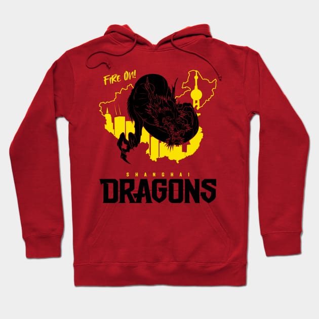 Shanghai DRAGONS Hoodie by SerenityDiscord